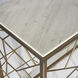 Vero 63 X 15.75 inch White / Rustic Bronze Console Table
